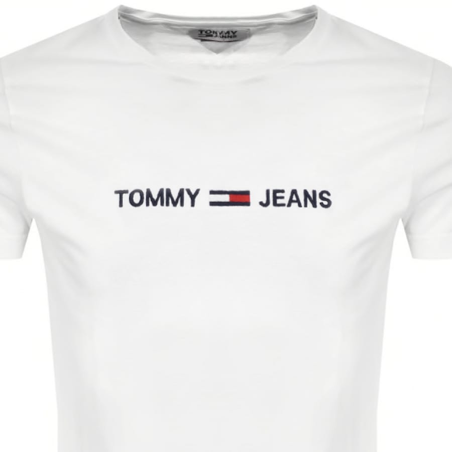 Alternative Image for ProductTommy Jeans Logo T Shirt White2